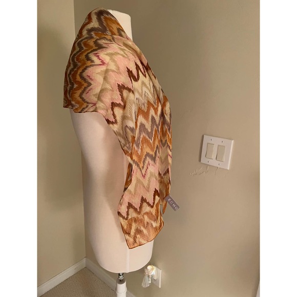 Echo Oblong 100% Silk Scarf - Picture 8 of 12